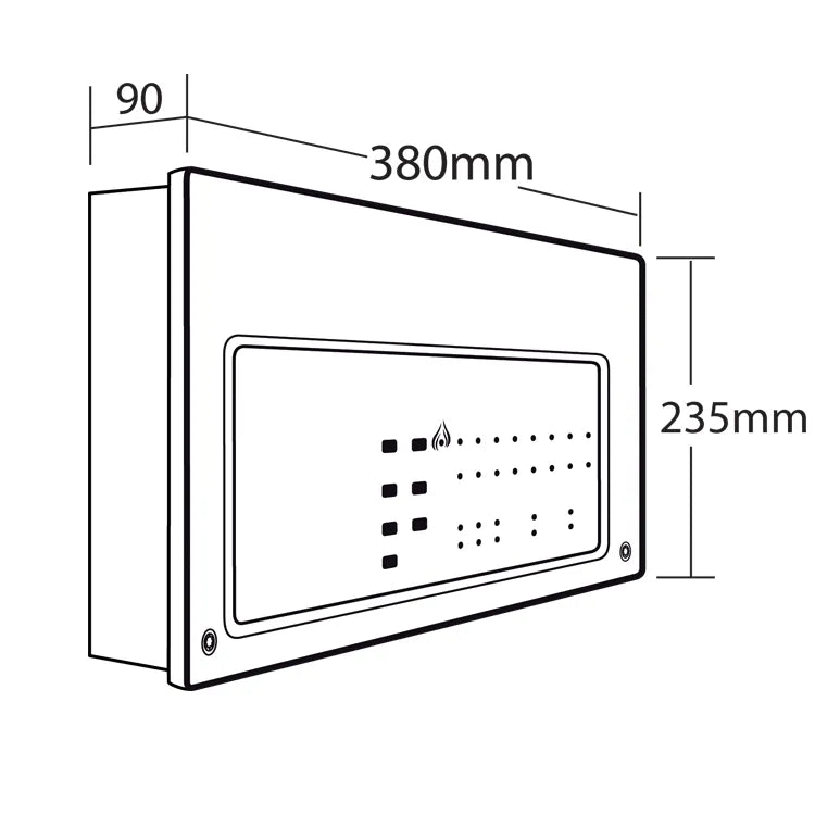 C-tec CFP Standard 8 Zone Conventional Fire Alarm Panel CFP708-4