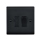 Saxby Raised Screwed 13A Switched Fused Spur Unit - Matt Black RS320BL