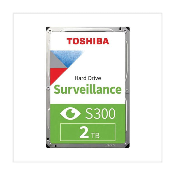 Toshiba Surveillance S300 Hard Drive (HDD) with 2TB Storage