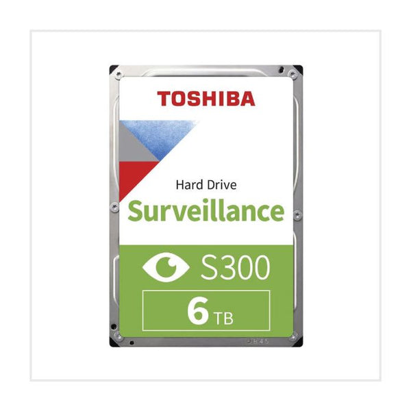 Toshiba Surveillance S300 Hard Drive (HDD) with 6TB Storage