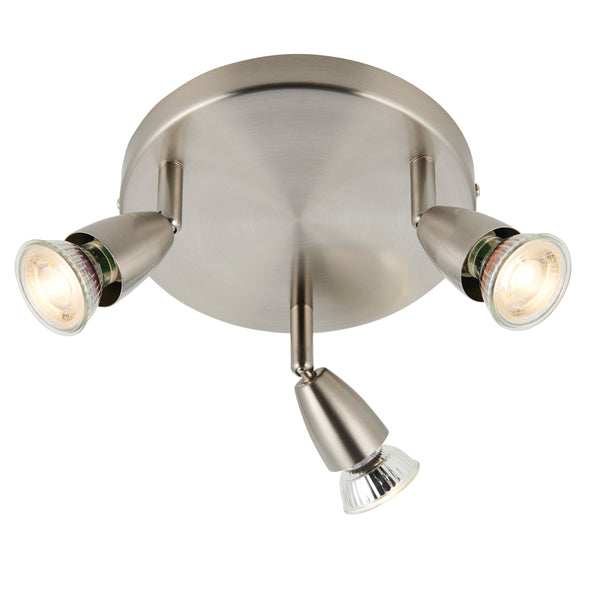 Saxby Lighting Amalfi 3lt round satin nickel 35W G2523413