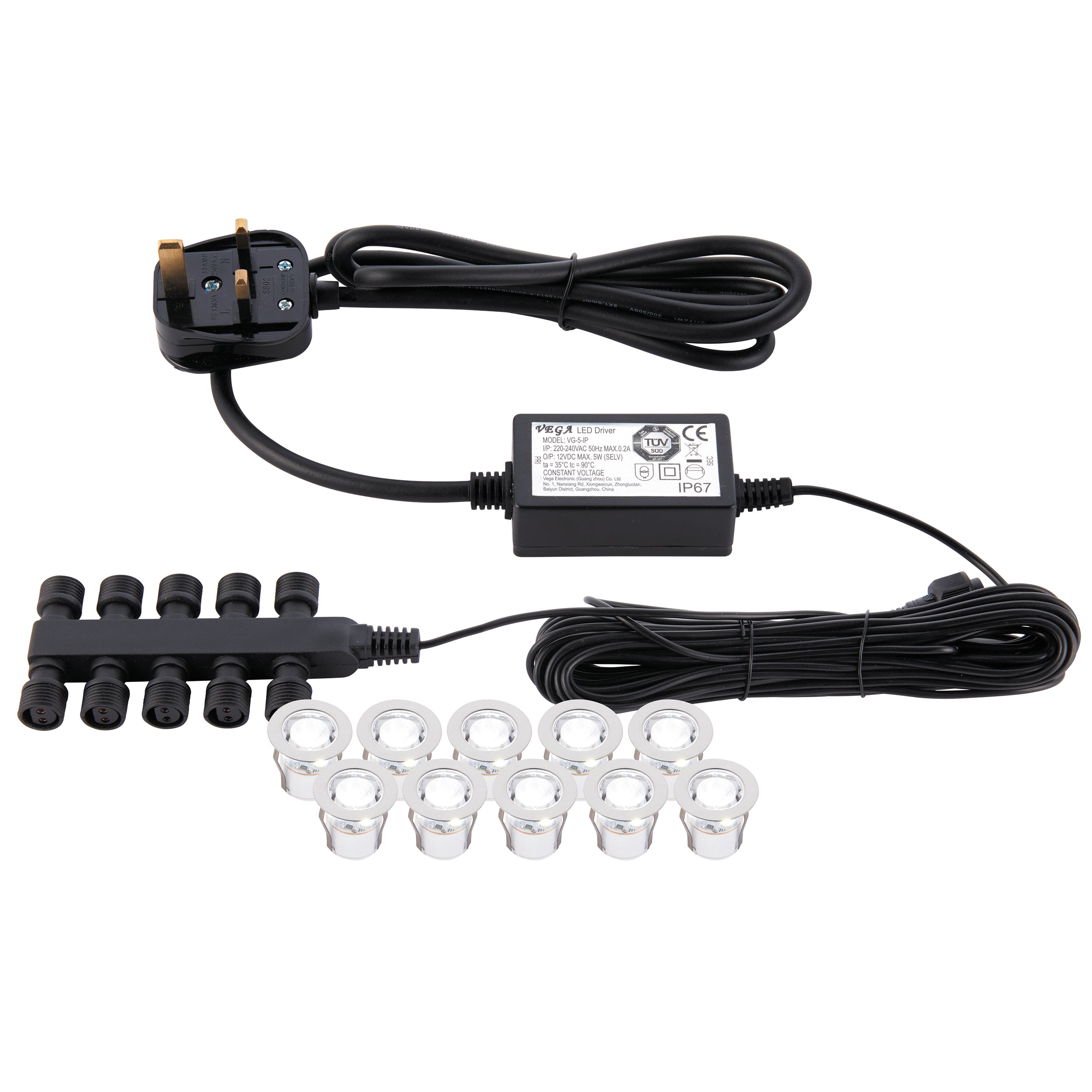 Saxby Lighting Ikon round 30mm kit IP67 0.45W 13889