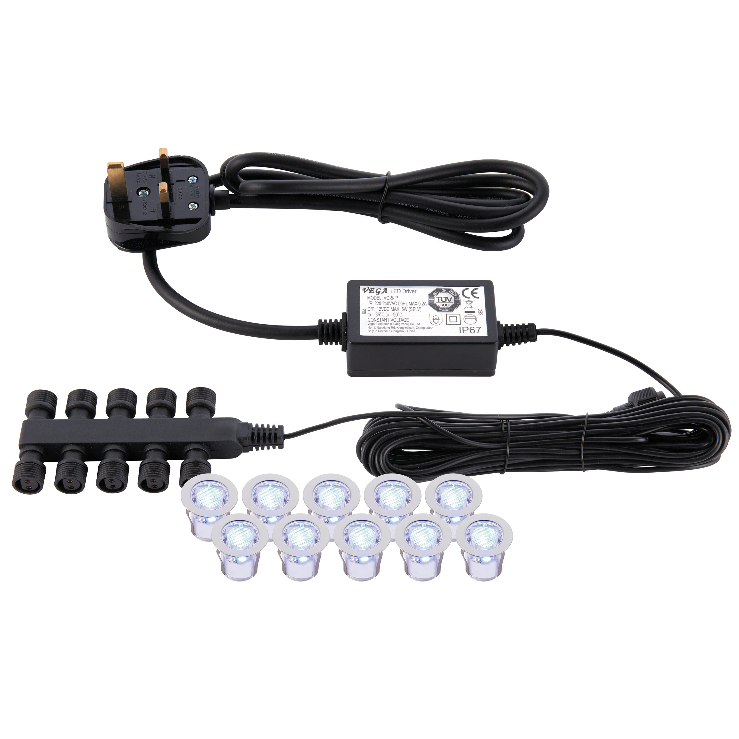 Saxby Lighting Ikon round 30mm kit IP67 0.45W 13890