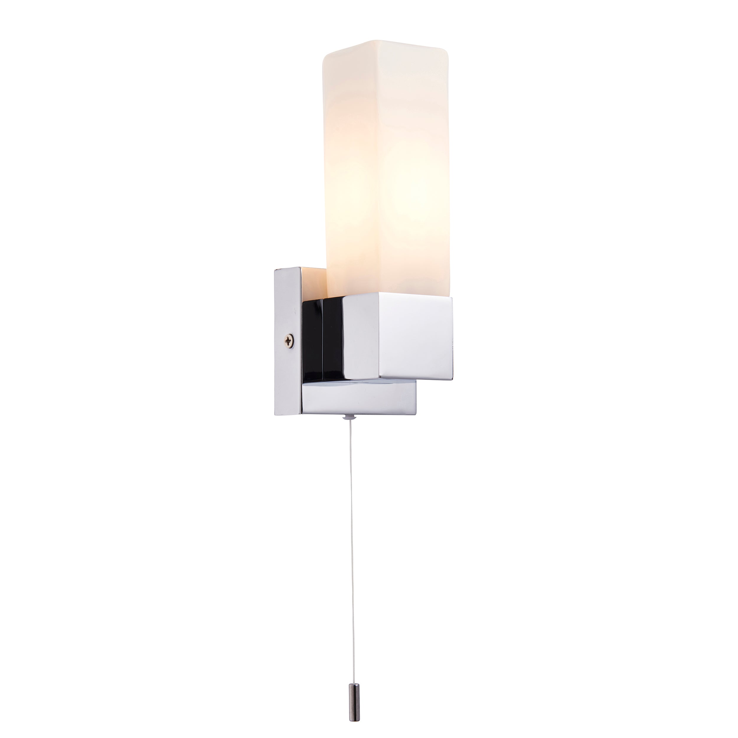 Saxby Lighting Square 1lt wall IP44 40W 39627