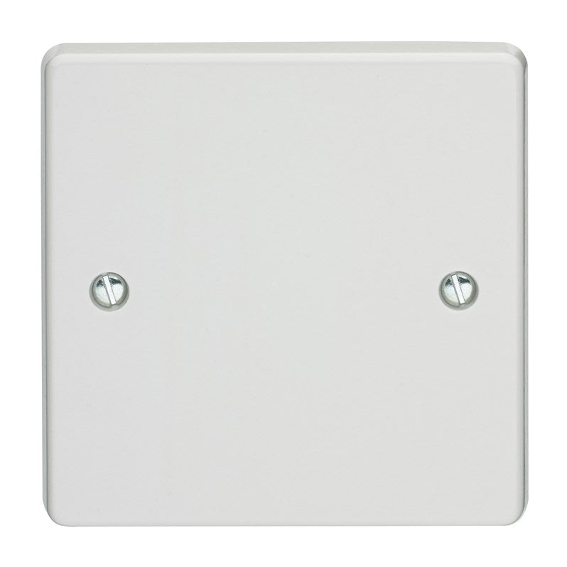 Crabtree Capital White Moulded 1 Gang Blank Plate 4001