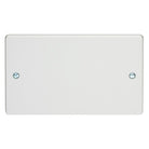 Crabtree Capital White Moulded 2 Gang Blank Plate 4002