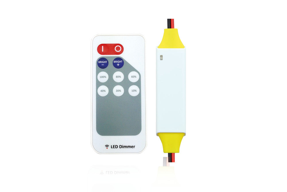 Integral LED RF RECEIVER AND REMOTE SINGLE COLOUR 5-24V CONSTANT VOLTAGE 50W(5V) AND 120W(12V) AND 240W(24V) INTEGRAL ILRC005