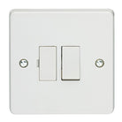 Crabtree Capital White Moulded 13A Double Pole Switched Fused Connection Unit  4827