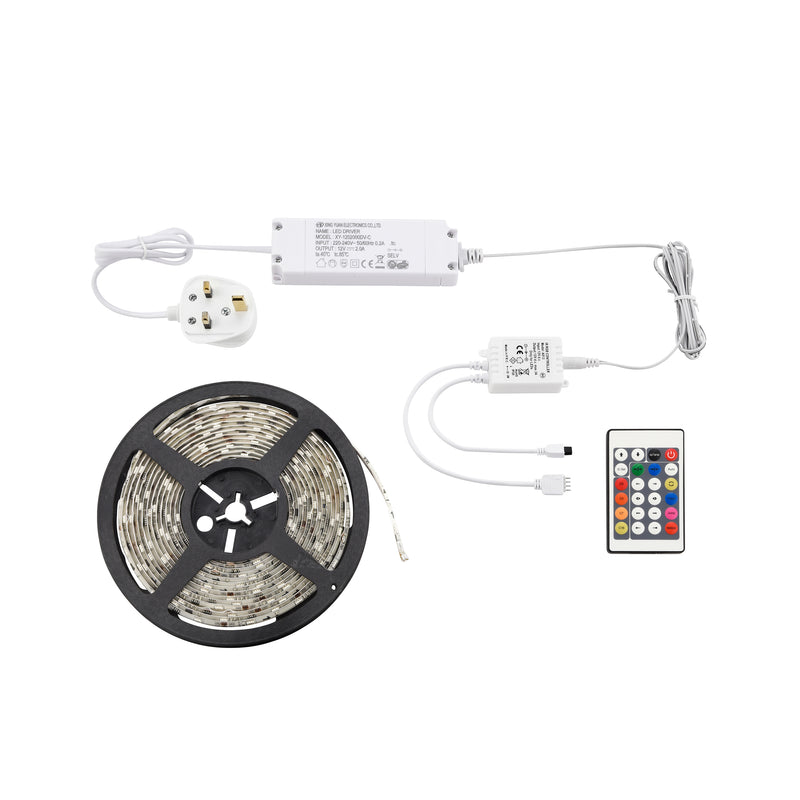Saxby Lighting Aqualine 12V premium 5m RGB kit IP44 24W 51918