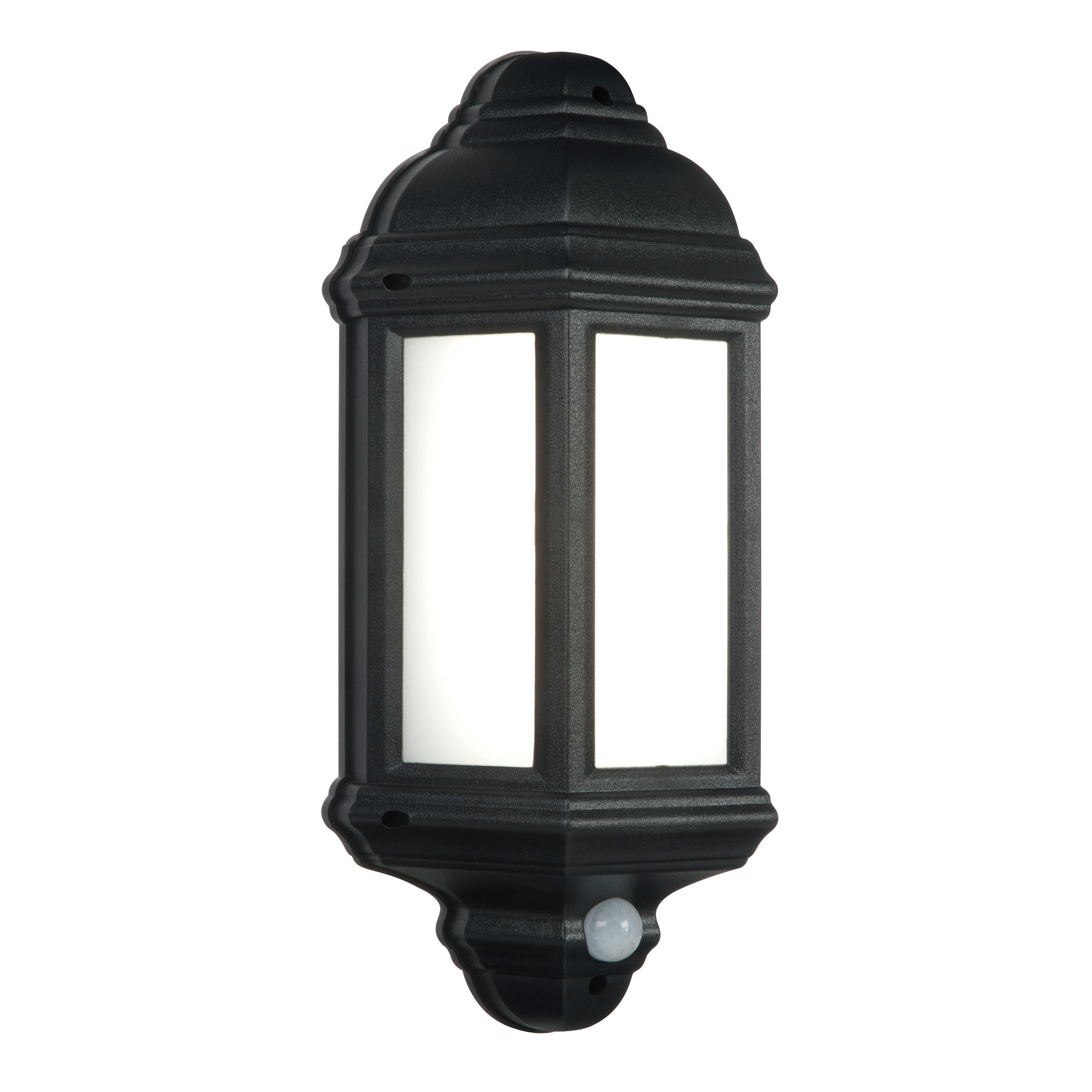 Saxby Lighting Halbury PIR 1lt wall IP44 7W 54553