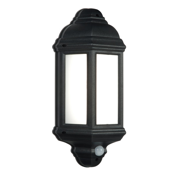 Saxby Lighting Halbury PIR 1lt wall IP44 7W 54553