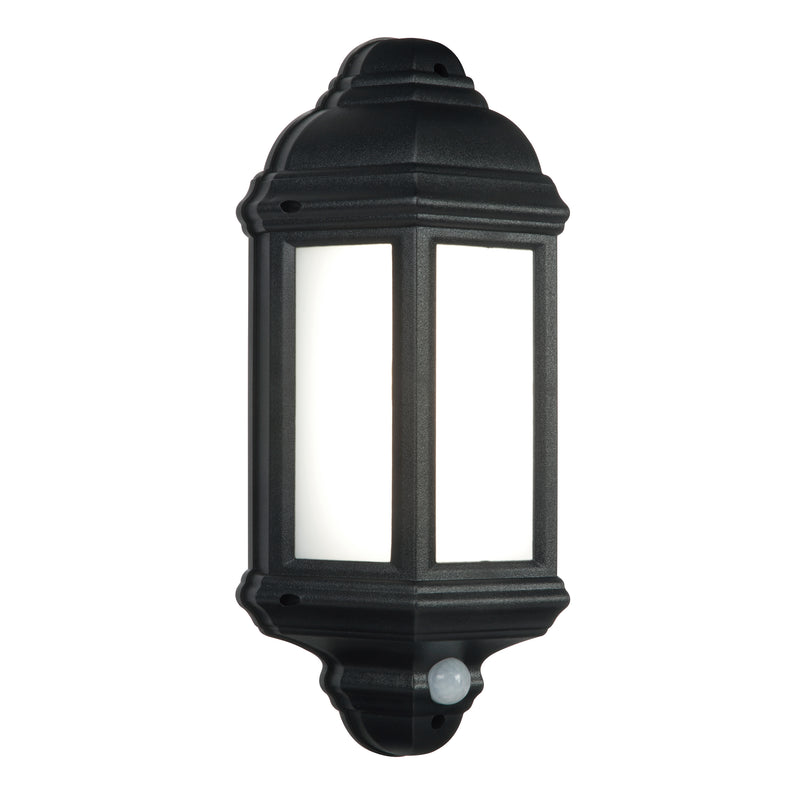 Saxby Lighting Halbury PIR 1lt wall IP44 7W 54553