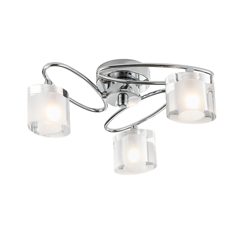 Endon Sonata 3lt Semi flush Light 91183