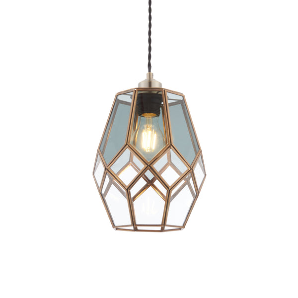 Endon Ripley 1lt Pendant easyfit Light 73296