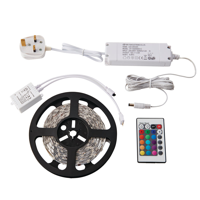 Saxby Lighting Flexline 12V 5m kit RGB 24W 73667