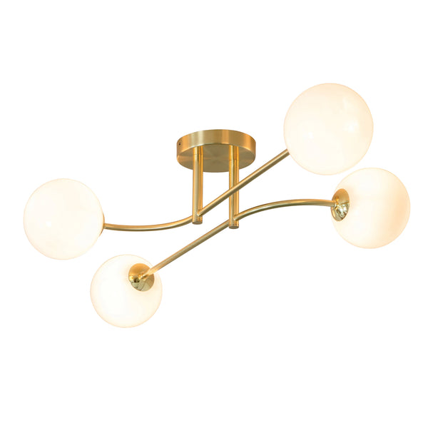 Endon Otto 4lt Semi flush Light 75959