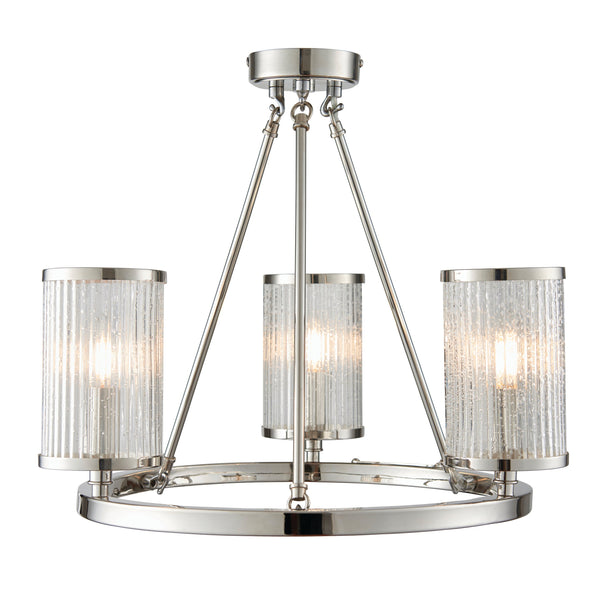 Endon Easton 3lt Semi flush Light 76261