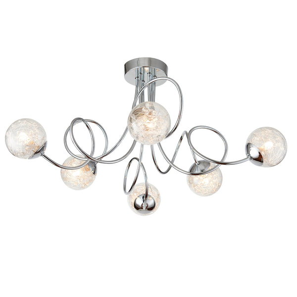 Endon Auria 6lt Semi flush Light 76349