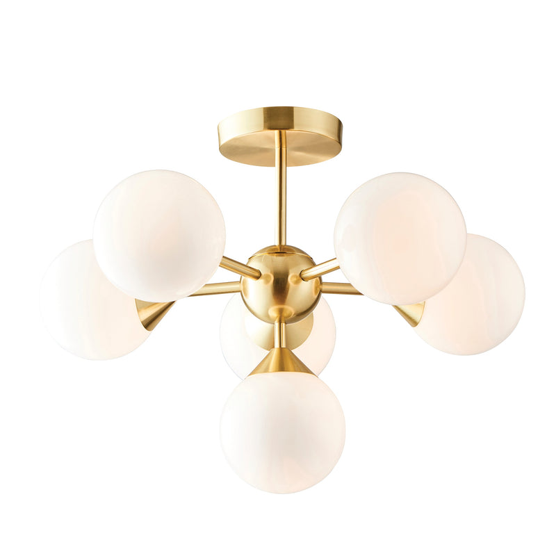 Endon Oscar 6lt Semi flush Light 76501