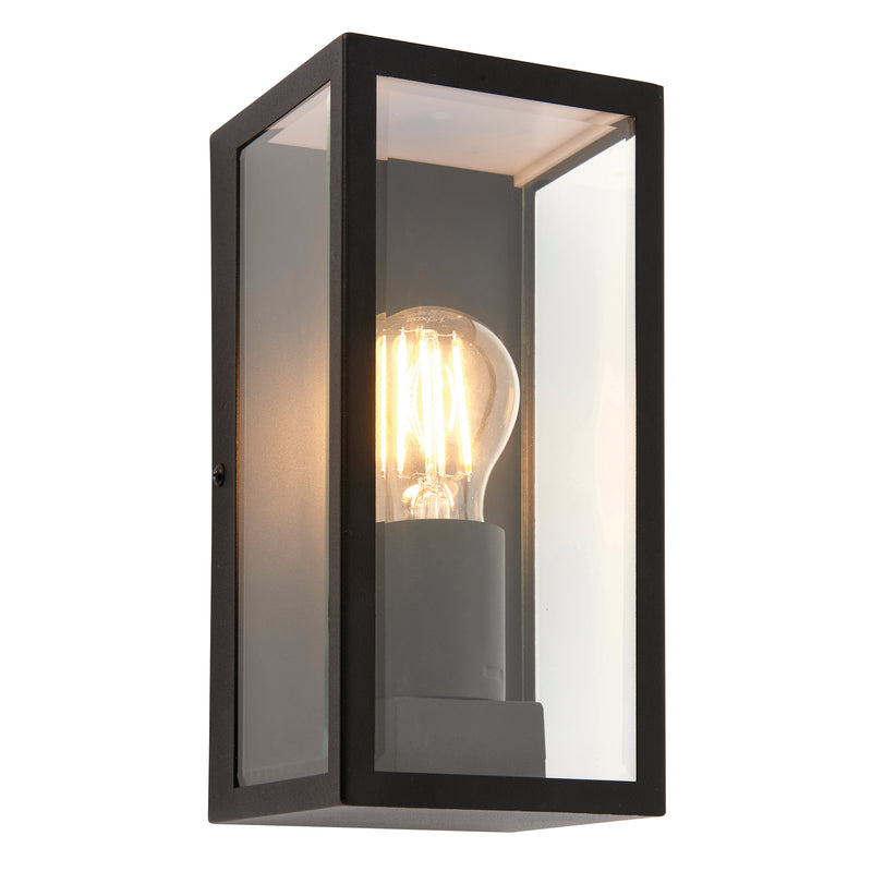 Saxby Lighting Breton wall Black IP44 28W 78757