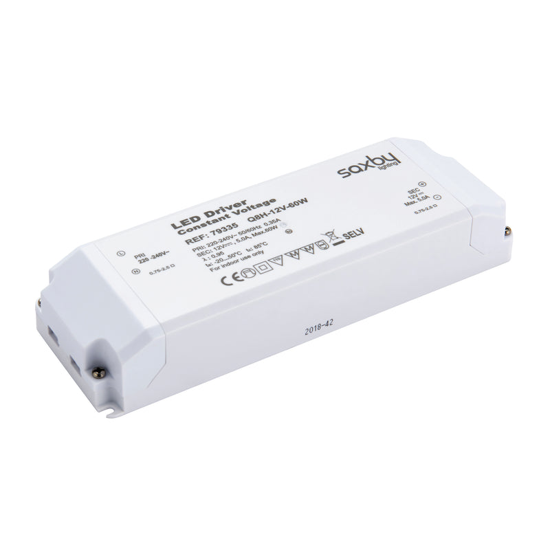 Saxby Lighting LED driver constant voltage 12V 60W 79335