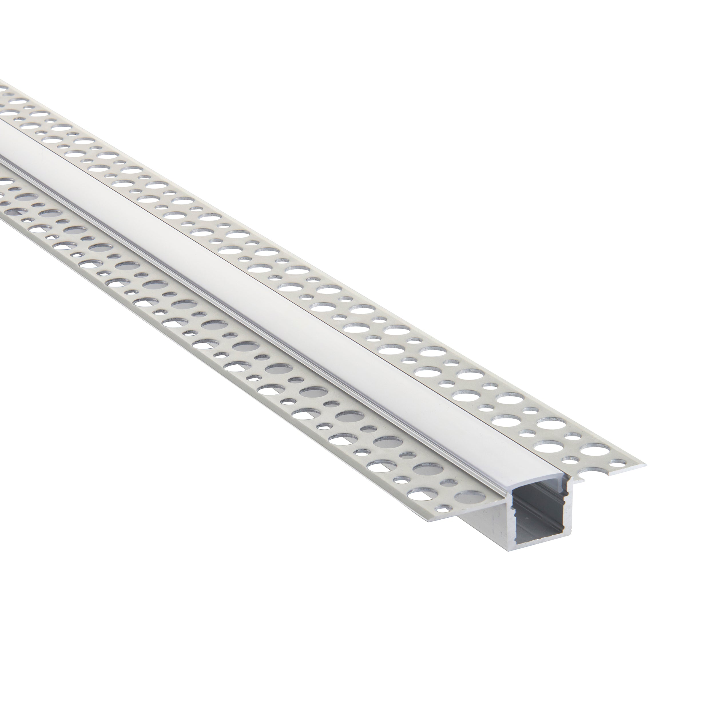 Saxby Lighting Rigel Plaster-in 2m Aluminium Profile/Extrusion Silver 80500