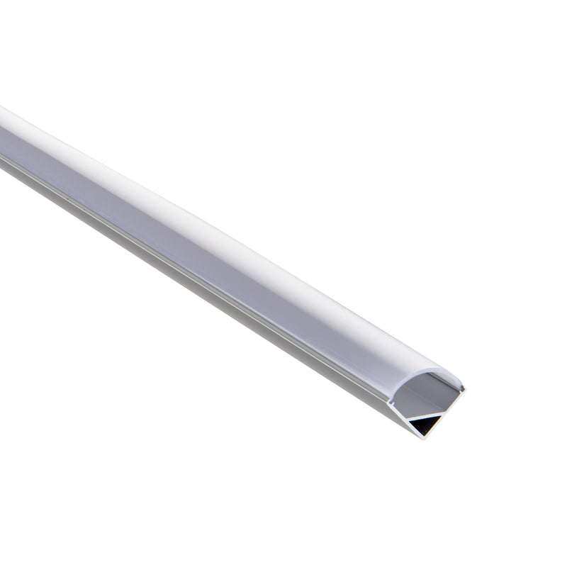 Saxby Lighting Rigel Corner 2m Aluminium Profile/Extrusion Silver 80501