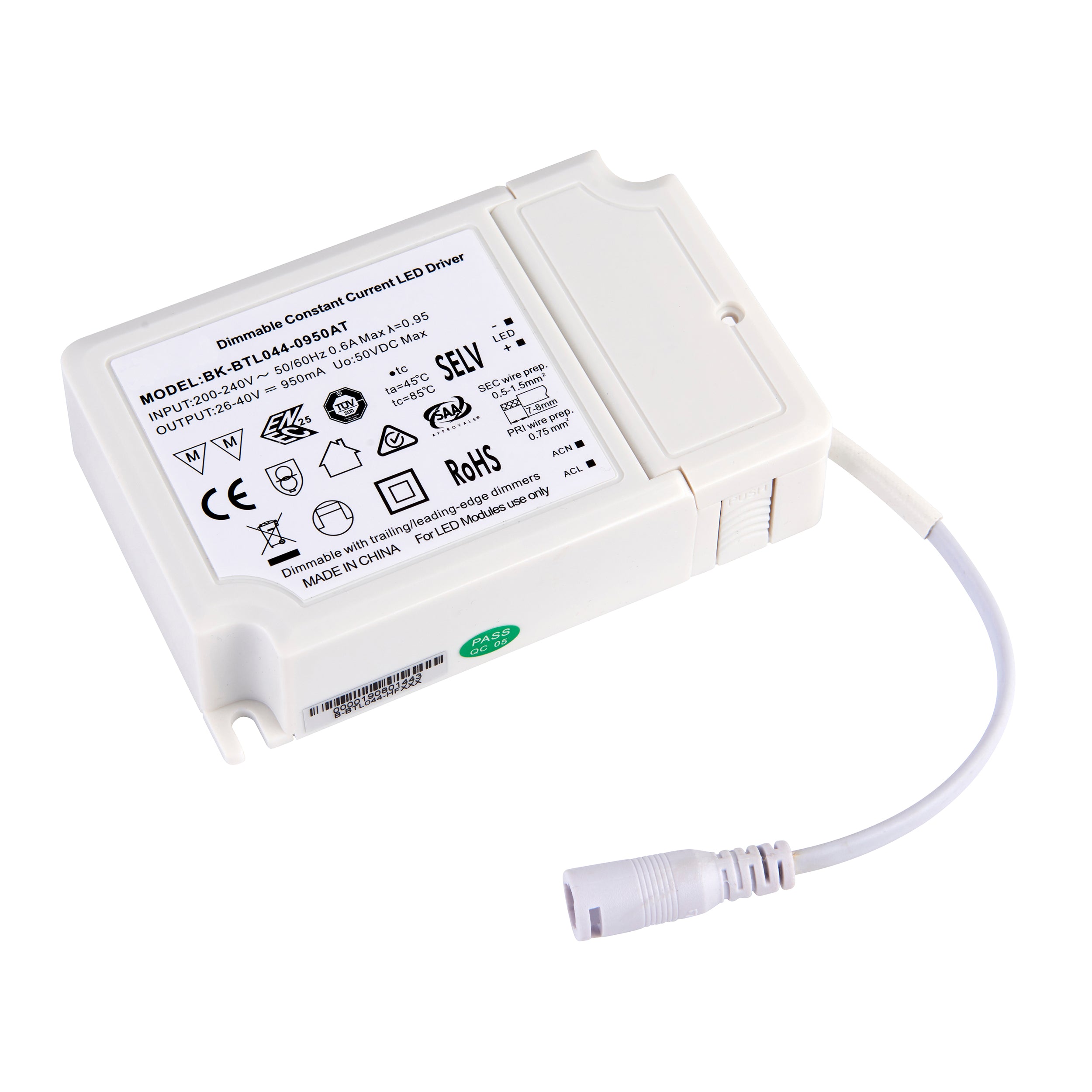 Saxby Lighting LED Driver Constant Current Dimmable 40W 950mA 81007