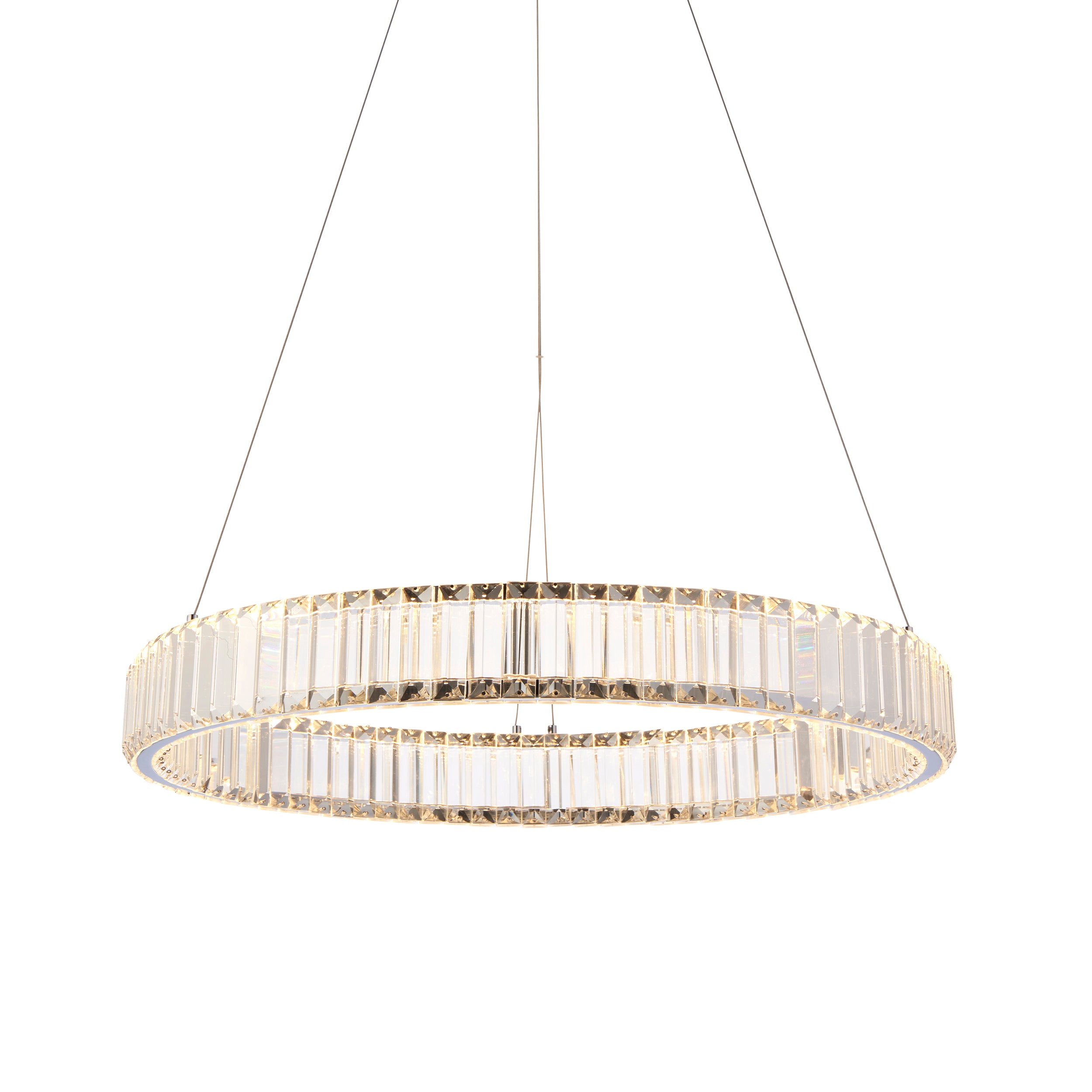 Lightologist Chrome plate & clear crystal Single Pendant Light WIN13102255