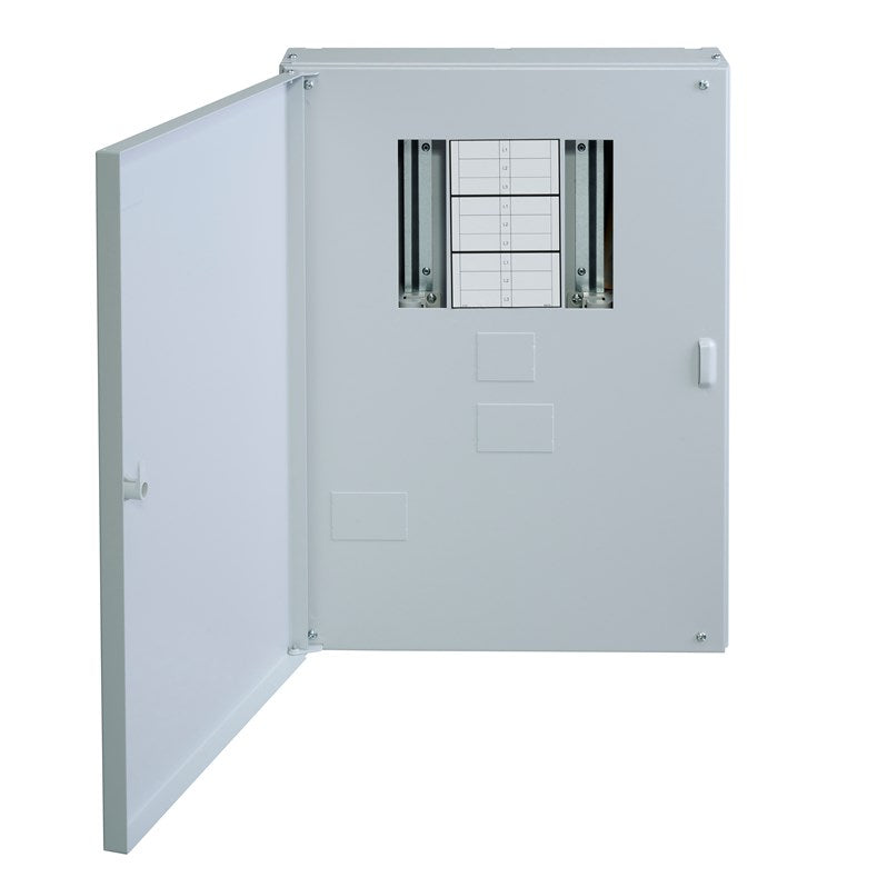 Crabtree Loadstar 6-Way 125A Surface 3 Phase & Neutral Distribution Board 18LS06L