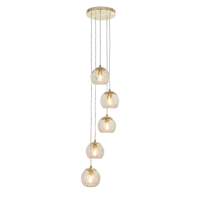 Endon Dimple 5lt Pendant Light 91972