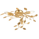Lightologist Gold leaf Decorative Flush Light WIN1396831