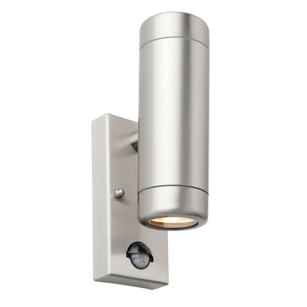 Saxby Lighting Odyssey PIR 2lt wall IP44 7W 97821