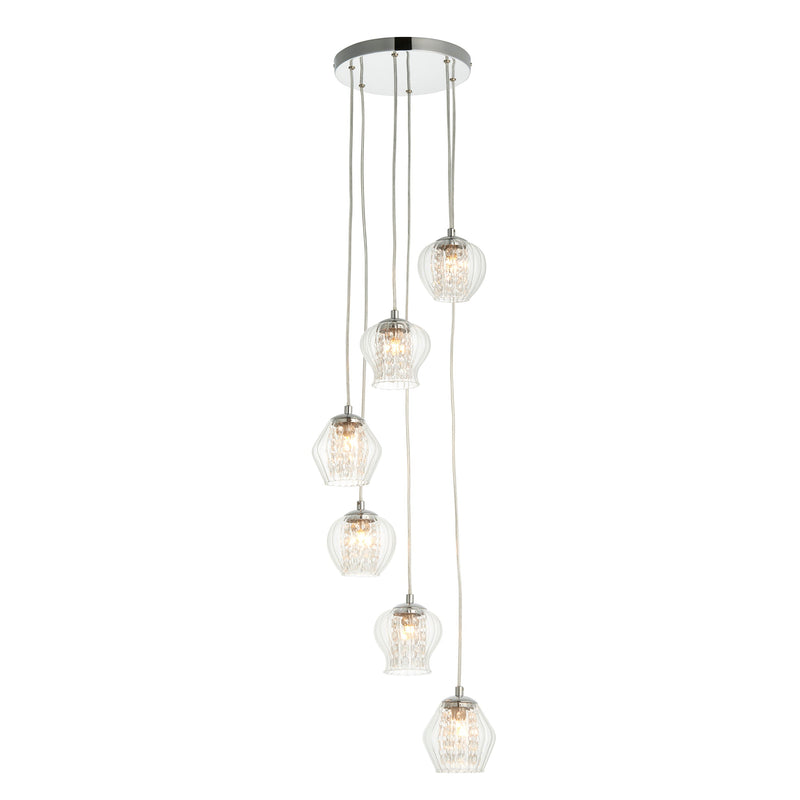 Endon Mesmer 6lt Pendant Light 99607