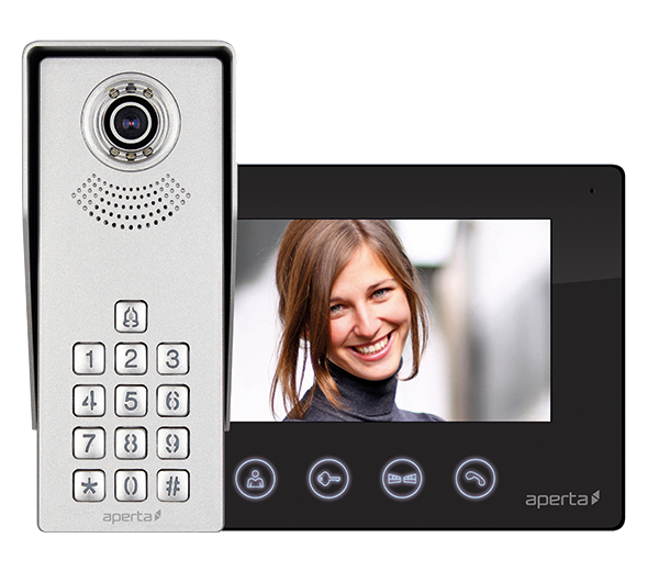 ESP Colour Video Door Kp Kit (Black Mon) APKITKPBLK