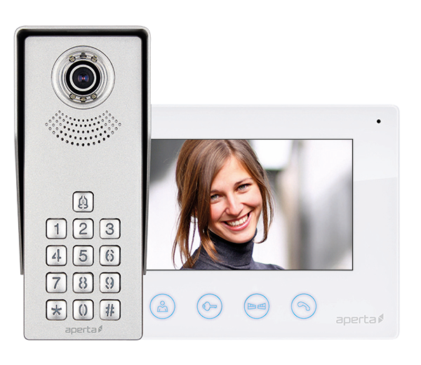 ESP Colour Video Door Kp Kit (White Mon) APKITKP