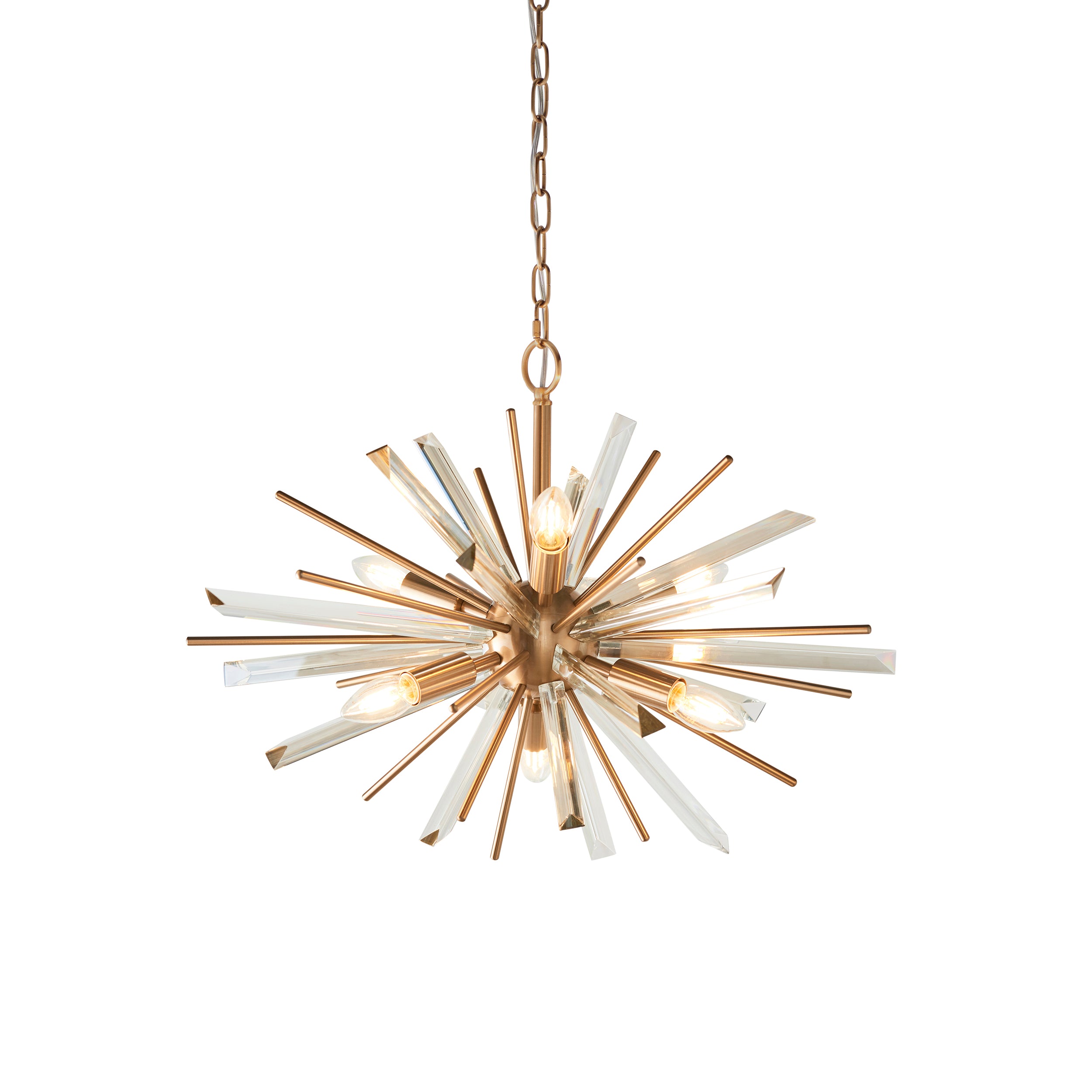 Lightologist Antique brass plate with champagne glass Multi arm lamp Pendant Light WIN1381936