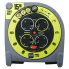 MasterPlug Pro XT 4 Socket 15M 13A Case Reel Uk HMU15134SL-PX