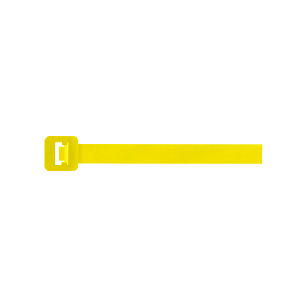Yellow 370Mm X 4.8Mm Cabletie (Pk100)