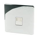 7783/hpc highly polished chrome Slave Telephone Socket