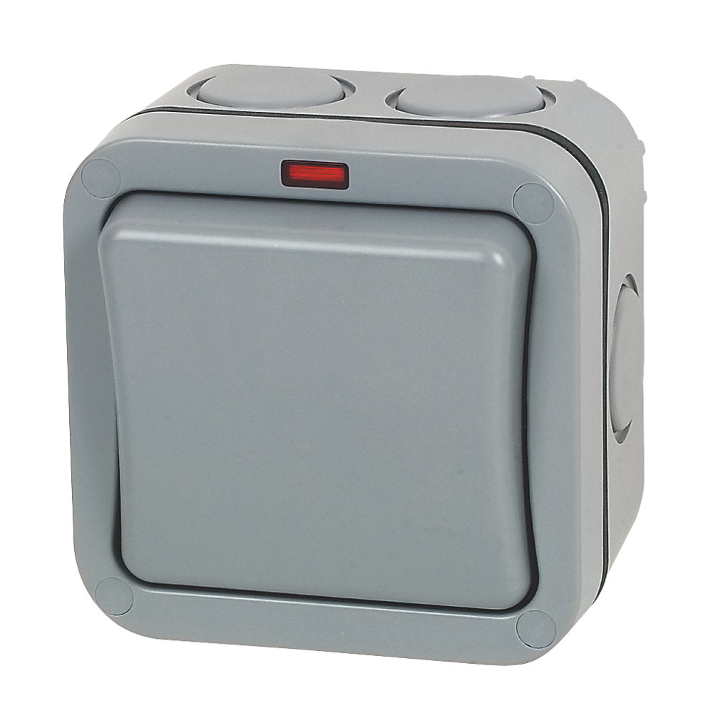 BG Storm  Weatherproof 1 Gang 2 Way Switch WP12