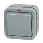 BG Storm  Weatherproof 1 Gang 2 Way Switch WP12