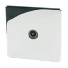 Crabtree Platinum highly polished chrome TV socket 7765/hpc