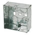 Appleby 1 Gang Adjustable Lug Flush Steel Installation Box 47mm Depth SB618