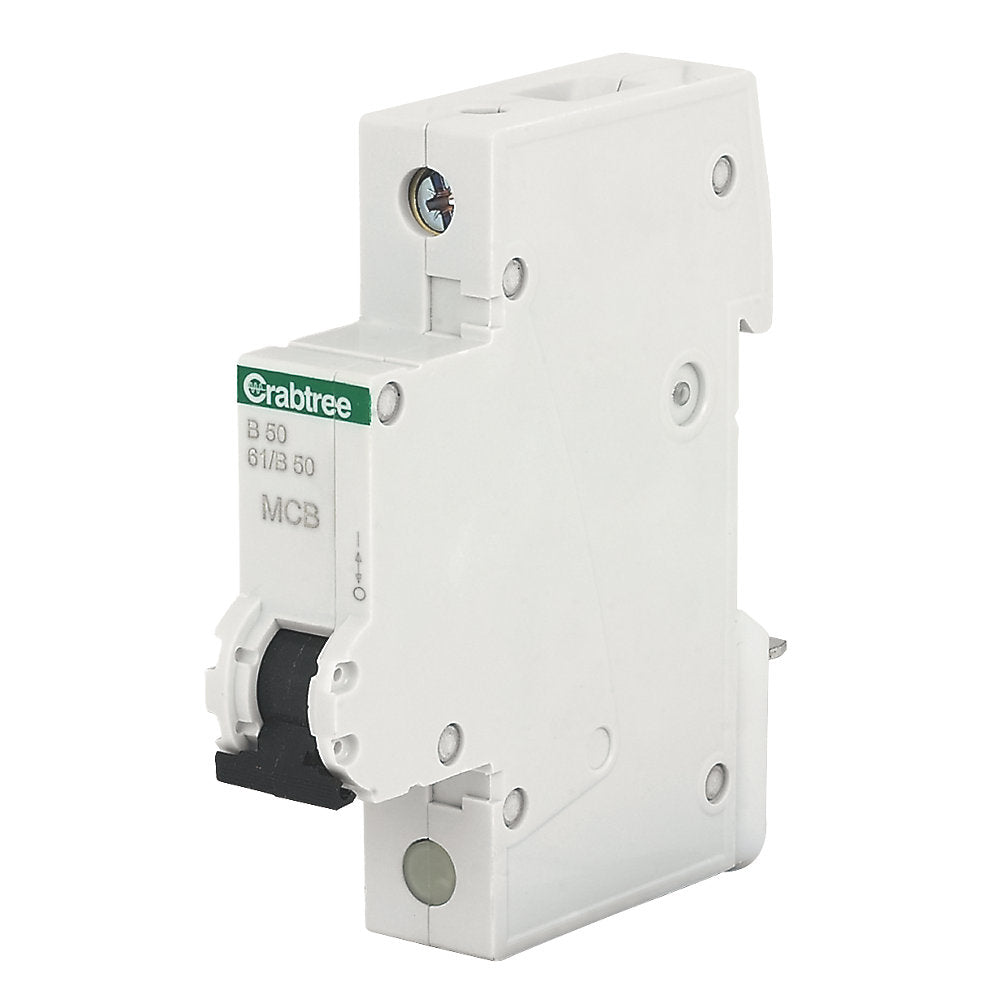Crabtree Starbreaker 50A SP Type B 6kA MCB 61/B50