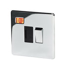 Crabtree Platinum highly polished chrome 13A Switched Fuse Spur with Neon 7832/3hpc