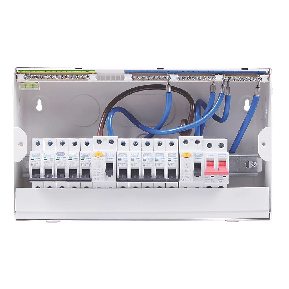 BG CFUDP16610 dual RCD consumer unit